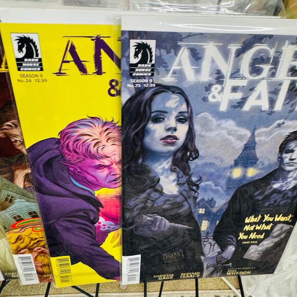 Angel & Faith 1-5 7-25 Set Lot Dark Horse Season 9 Nine BTVS Buffy - Picture 5 of 9